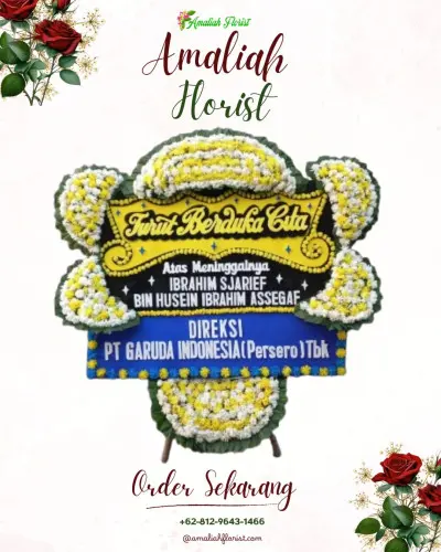 Papan Bunga Duka di Pubayasa